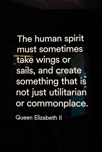 Quote from Queen Elizabeth II on the Opera House