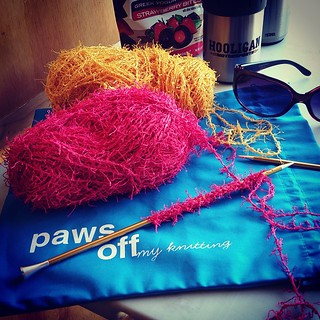 First night of Thursday Thunder racing and I'm casting on with some #yarn that came in for review. #knitstagram #knittersofinstagram #getyourkniton #knitinpublic #instaknit #pawsoffmyknitting