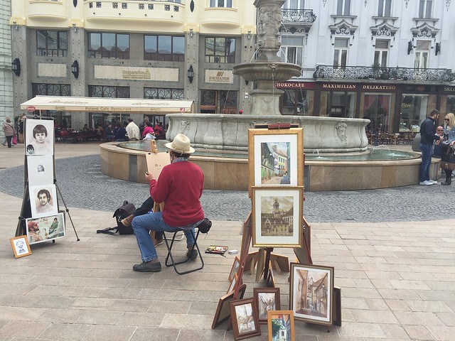 street artist, Bratislava