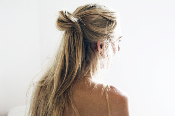 Half-Up Top Knot - Summer 2015 Hair Trend
