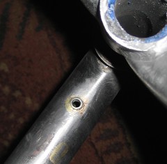 Wire port under the downtube