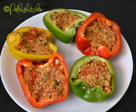 Stuffed Peppers with Quinoa and mushroom