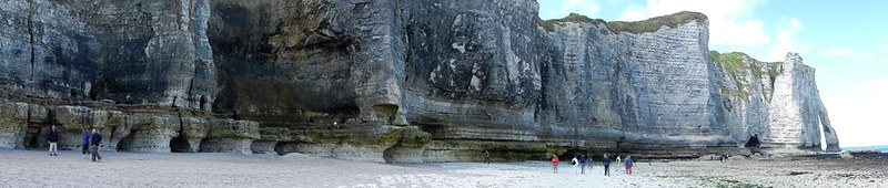 Unusual Rock Formations at Entretat on the Alabaster Coast of France