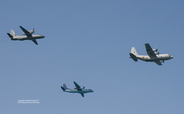 C-130, MA-60 and AN-32b aircraft