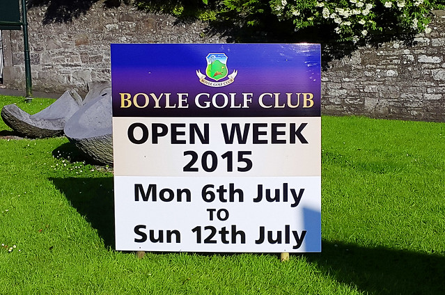Boyle Golf Club Open Week 2015