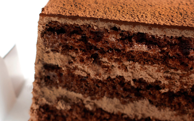 Tops 赤坂トップス ブラックチョコレートケーキ 断面