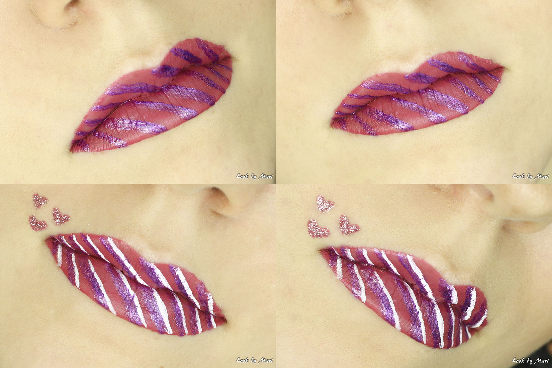 3-4 valentine's day lip art makeup rimmel provocalips 200 nyx cosmic metals asteroid aura maybelline master ink white
