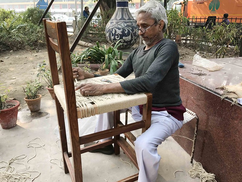 City Culture - The Art of Seat Weaving, Near Tolstoy's Statue