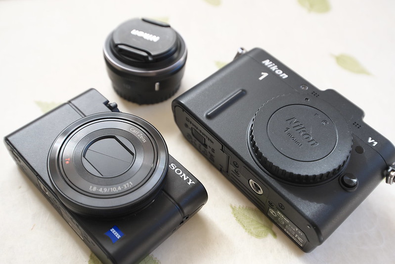 Nikon 1 V1 and SONY RX-100