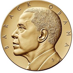 Barack Obama Second Term Presidential Medal obverse