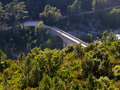 Arrivée au-dessus du pont de Marionu depuis le sentier de Costa di Barola