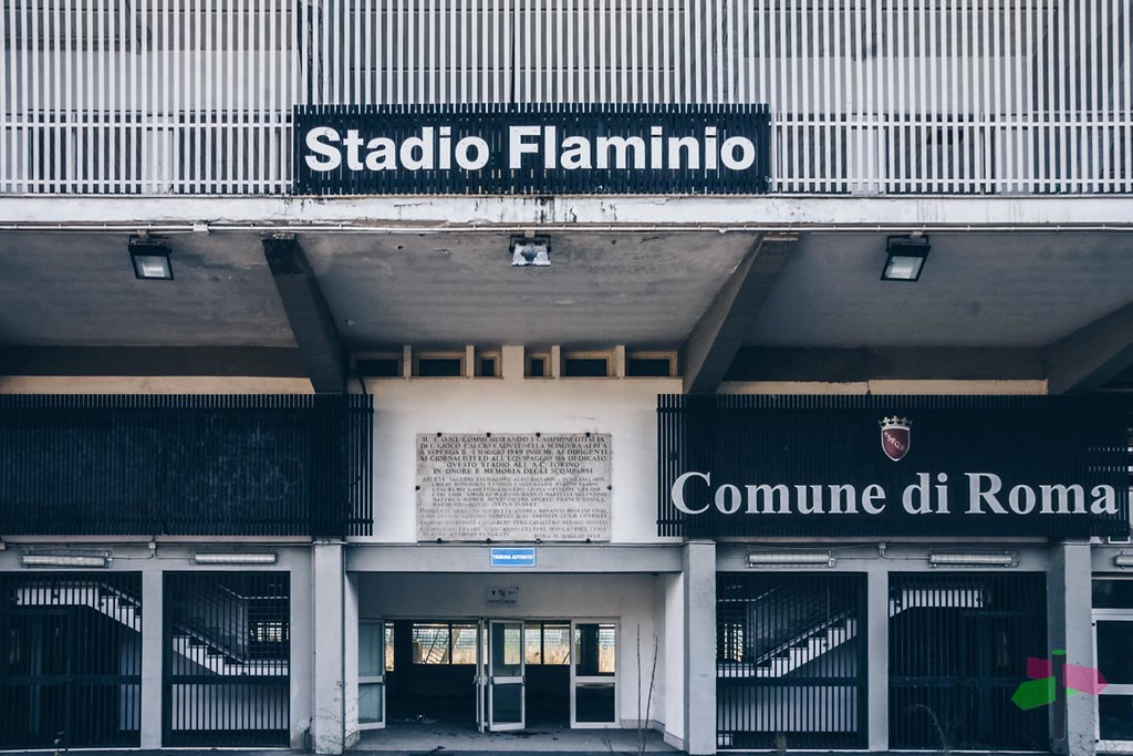 Abandoned Olympic stadium in Rome