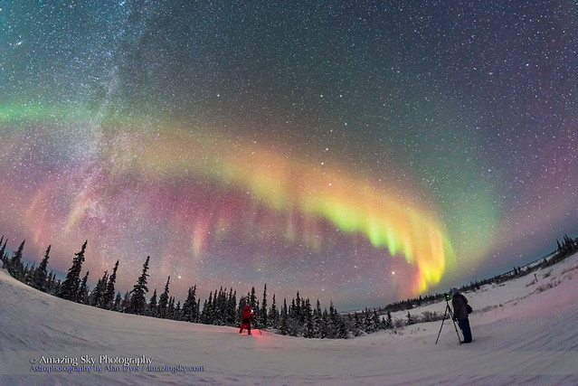 Photographers Under the Northern Lights