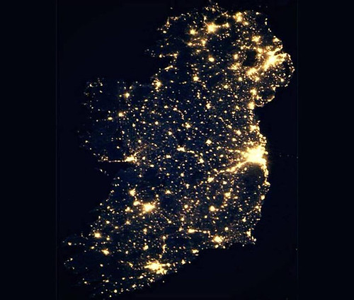 Ireland by night