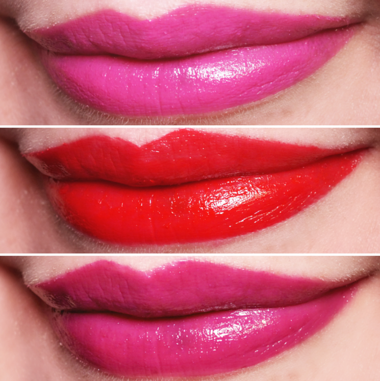 elizabeth arden beautiful colour fearless red extreme pink seductive magenta liquid lipstick (9)