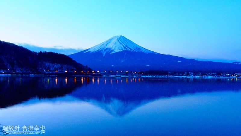 河口湖逆富士