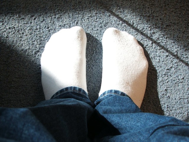 White Socks In The Sun | I noticed my feet were in a pool of… | Flickr