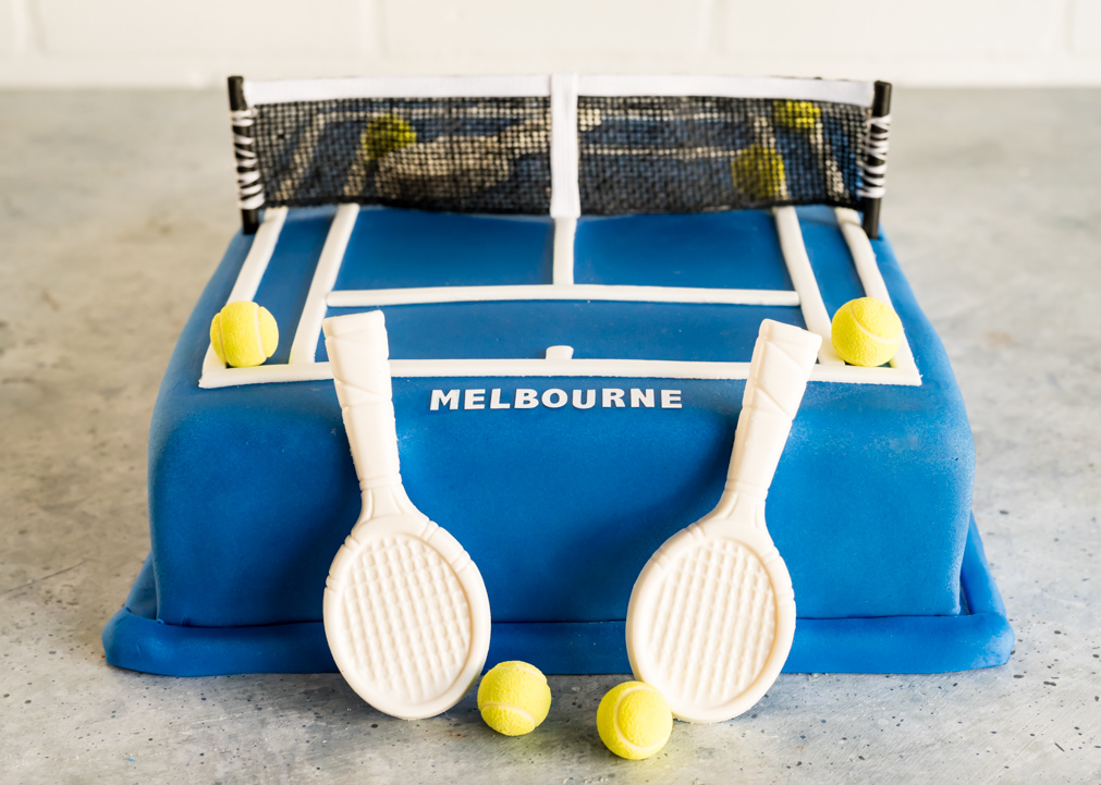 Australian Open Tennis Court Tim Tam Cake www.pineapppleandcoconut.com #AusOpen #Ad #WorldMarket