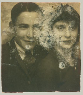 Couple in photobooth