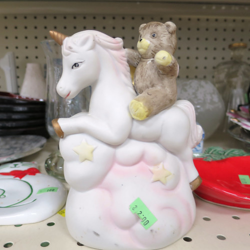 teddy on unicorn