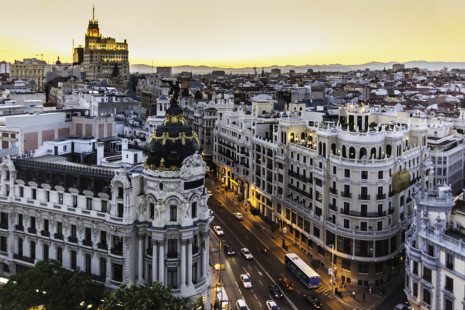 About Madrid and Barcelona, Spain