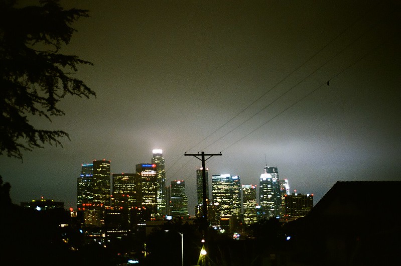 L.A at night