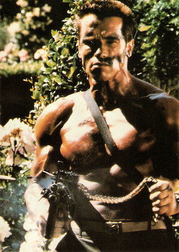 Arnold Schwarzenegger in Commando (1985)