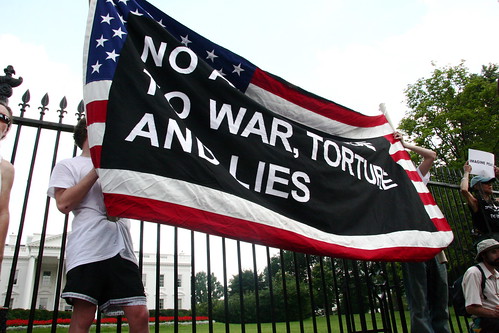 No allegiance to war, torture and lies