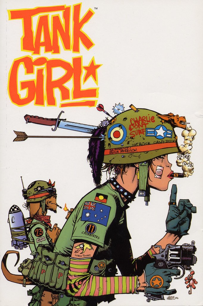 Tank Girl Cover © Jamie Hewlett Zeroblondal Flickr 1009