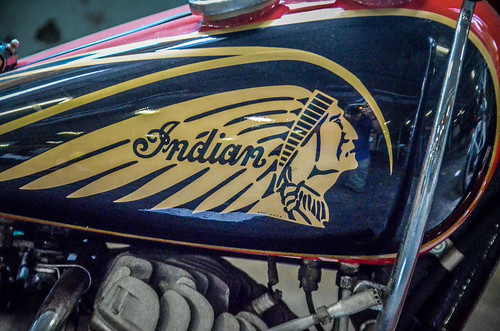 Antique Indian Motorcycle-001