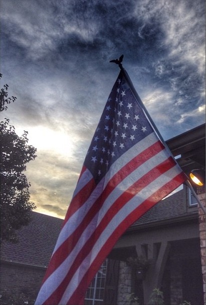 Better late than never #FlagDay #USA #Flag