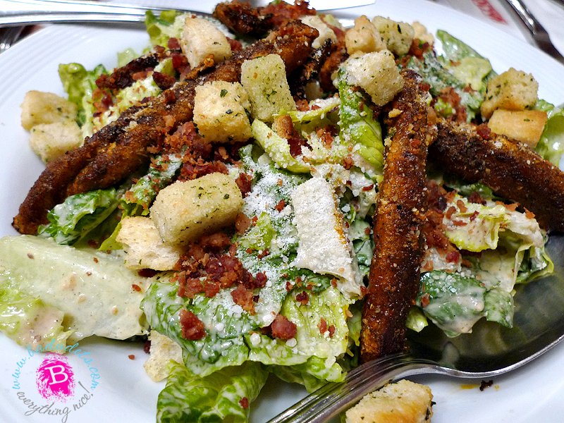 Salad with Blackened Chicken Strips