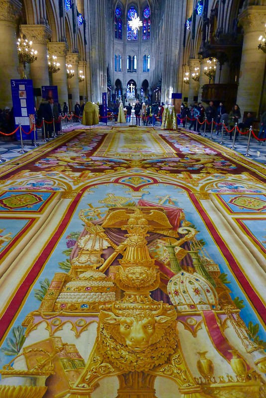 Exposition du tapis du chœur à Notre-Dame jusqu'au 14 janvier 2017, Paris