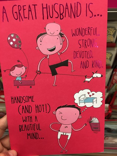 a Great husband card