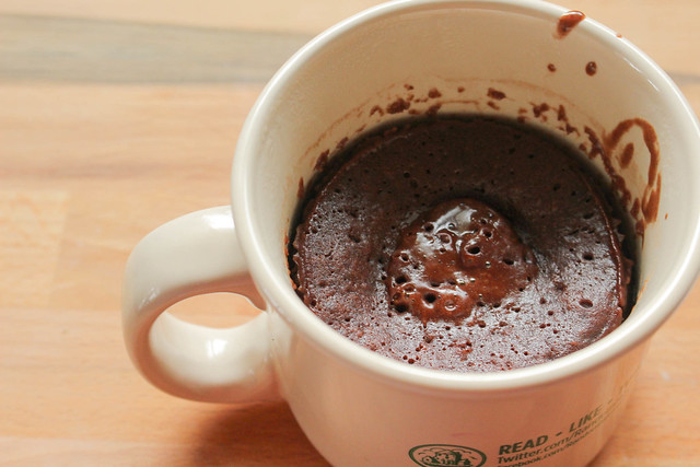 Recipe Test of Nutella Cake in a Mug... My First Mug Cake!