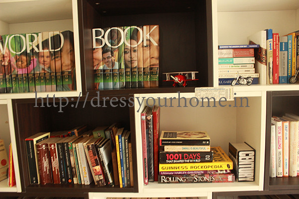 customised large modular book shelf bangalore