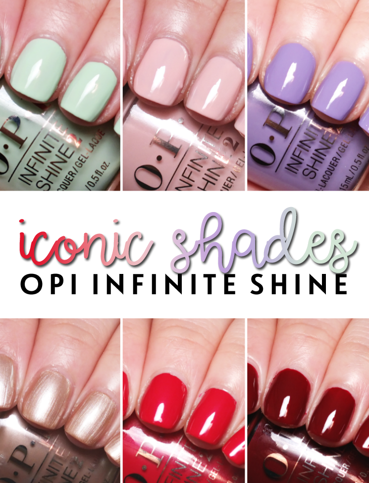 opi infinite shine iconic shades