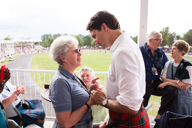 Justin Trudeau à Maxville. 1 août 2015.