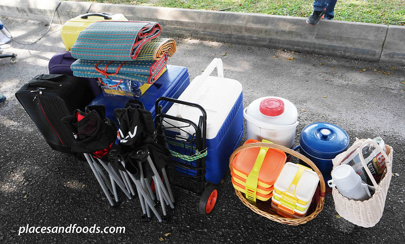 honda city 2015 luggages and picnic