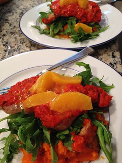 What I Made for Dinner :: Moroccan Chicken with Carrot Puree