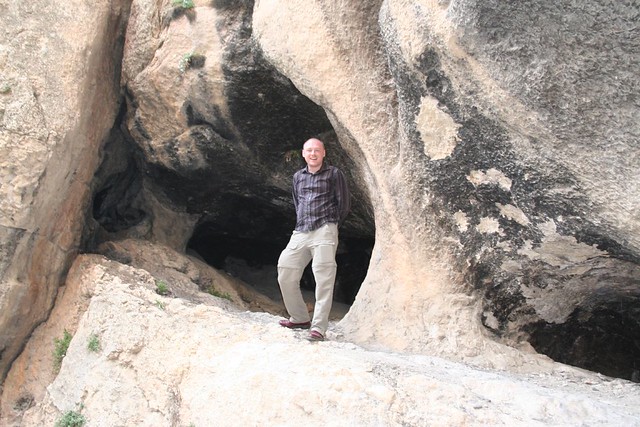 Caving | Me at a cave near the entrance to St Takla's defile… | Flickr