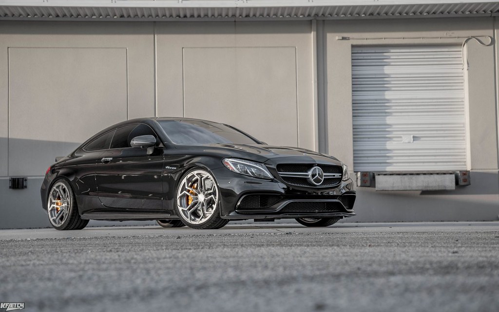Mercedes W205 C63s AMG Coupe Velos XX Forged Wheels.