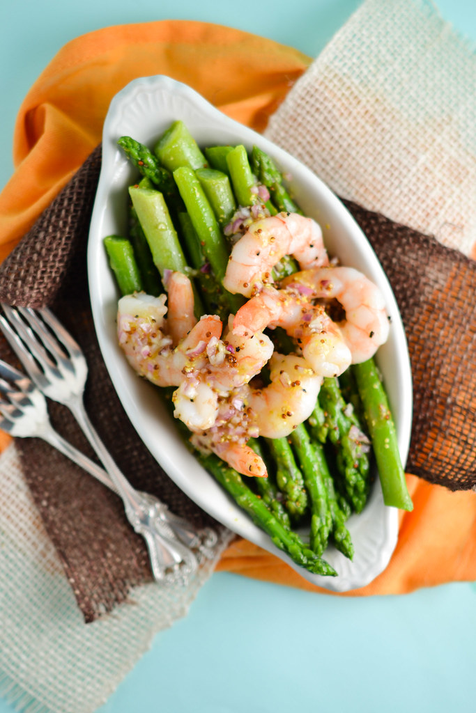 Shrimp and Asparagus in a Sherry Vinaigrette | Things I Made Today