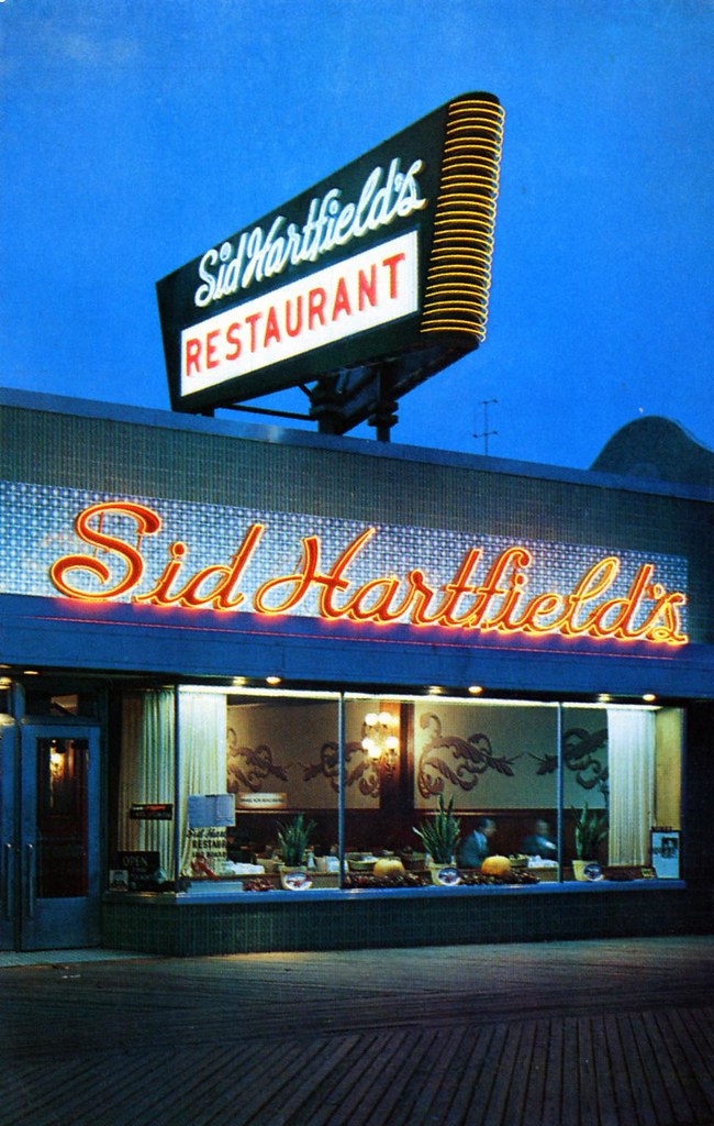 Sid Hartfield's Restaurant - 1617 Boardwalk, Atlantic City, New Jersey U.S.A. - date unknown
