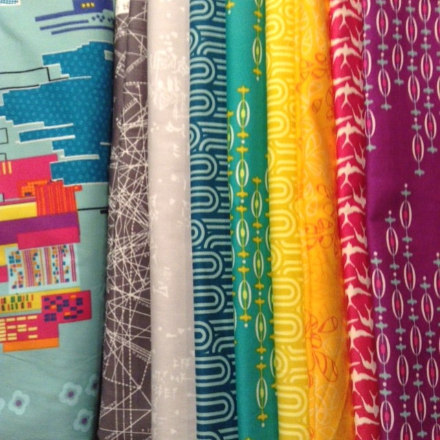 Just a wee bit excited to start playing with these fabulous fabrics! @fatquartershop @artgalleryfabrics