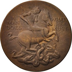 1963 Kennedy Noble Servant medal reverse