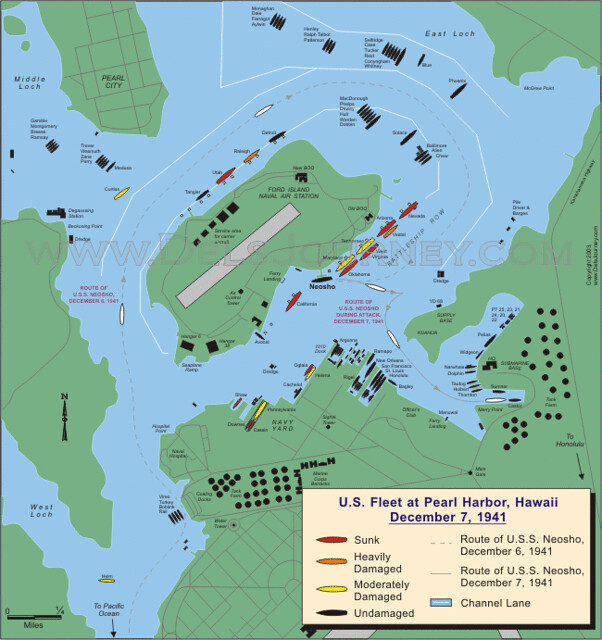 Remembering Pearl Harbor Pearl Harbor Map