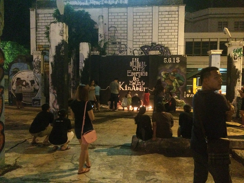 Candlielight vigil - in solidarity with everyone on Mount Kinabalu