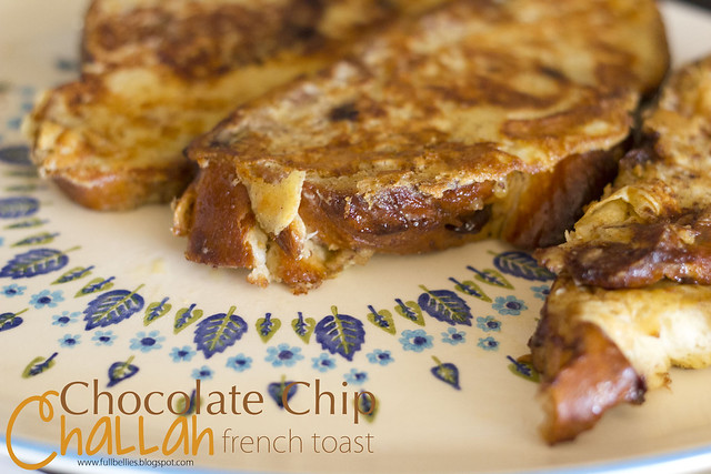 Chocolate Chip Challah French Toast