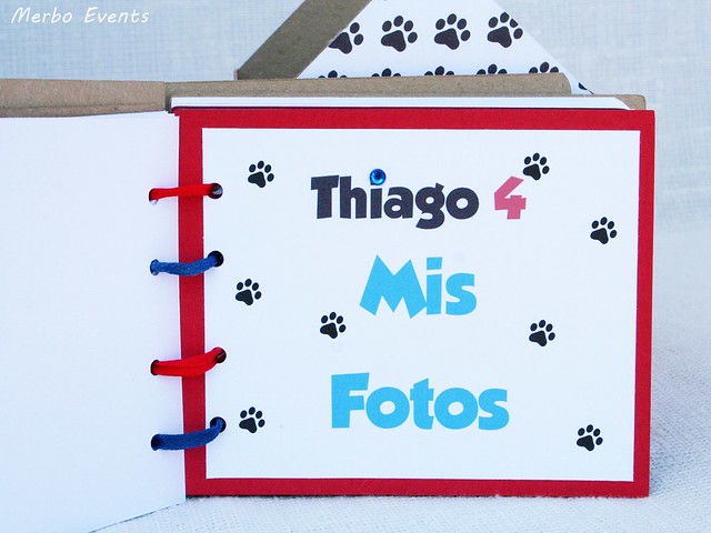Álbum de fotos y recuerdos Casa Patrulla Canina para niño
